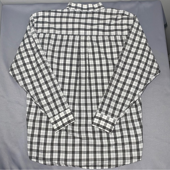 Wrangler® Riata Men's Size XXL Long Sleeve Shirt Western Black Plaid - Picture 5 of 7